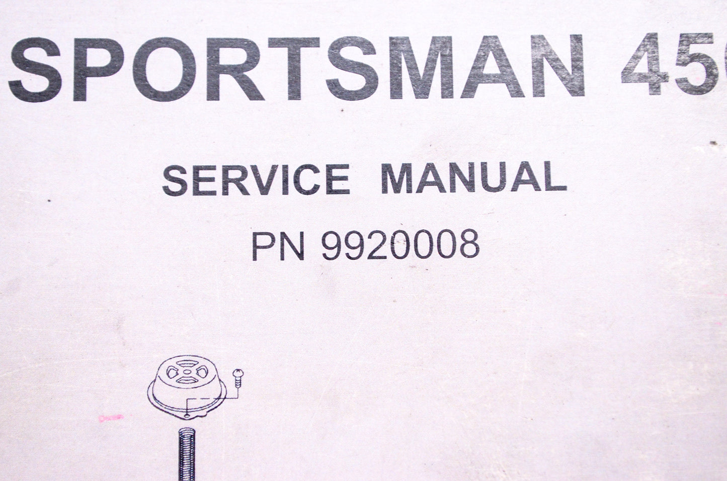 OEM Polaris 9920008 Service Manual 06 Sportsman 400,500