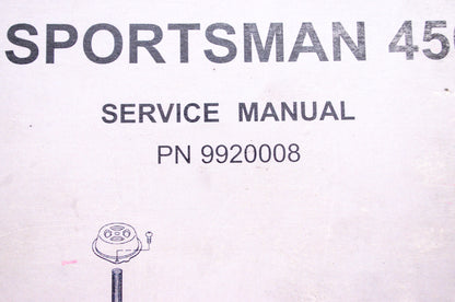 OEM Polaris 9920008 Service Manual 06 Sportsman 400,500