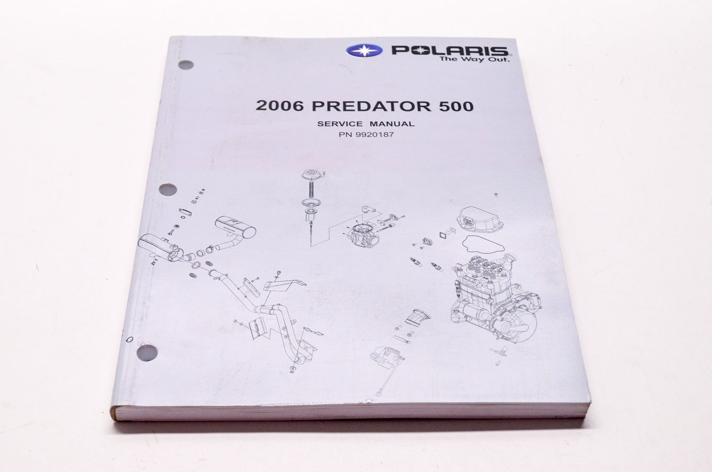 OEM Polaris 9920187 Service Manual 06 Predator 500