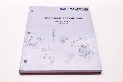 OEM Polaris 9920187 Service Manual 06 Predator 500