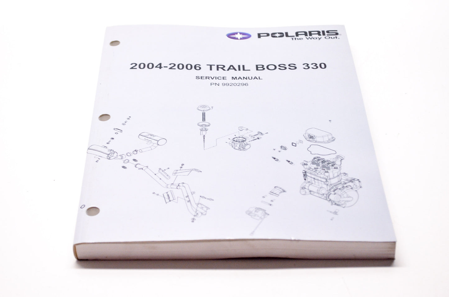 OEM Polaris 9920296 Service Manual 06 Trail Boss 330