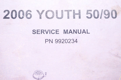 OEM Polaris 9920234 Service Manual 06 Sportsman 90/Predator 50/90