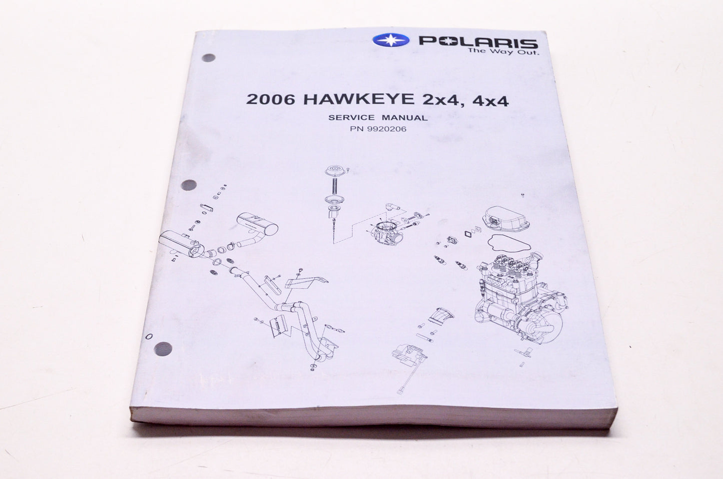 OEM Polaris 9920206 Service Manual 06 P30 2X4/4X4