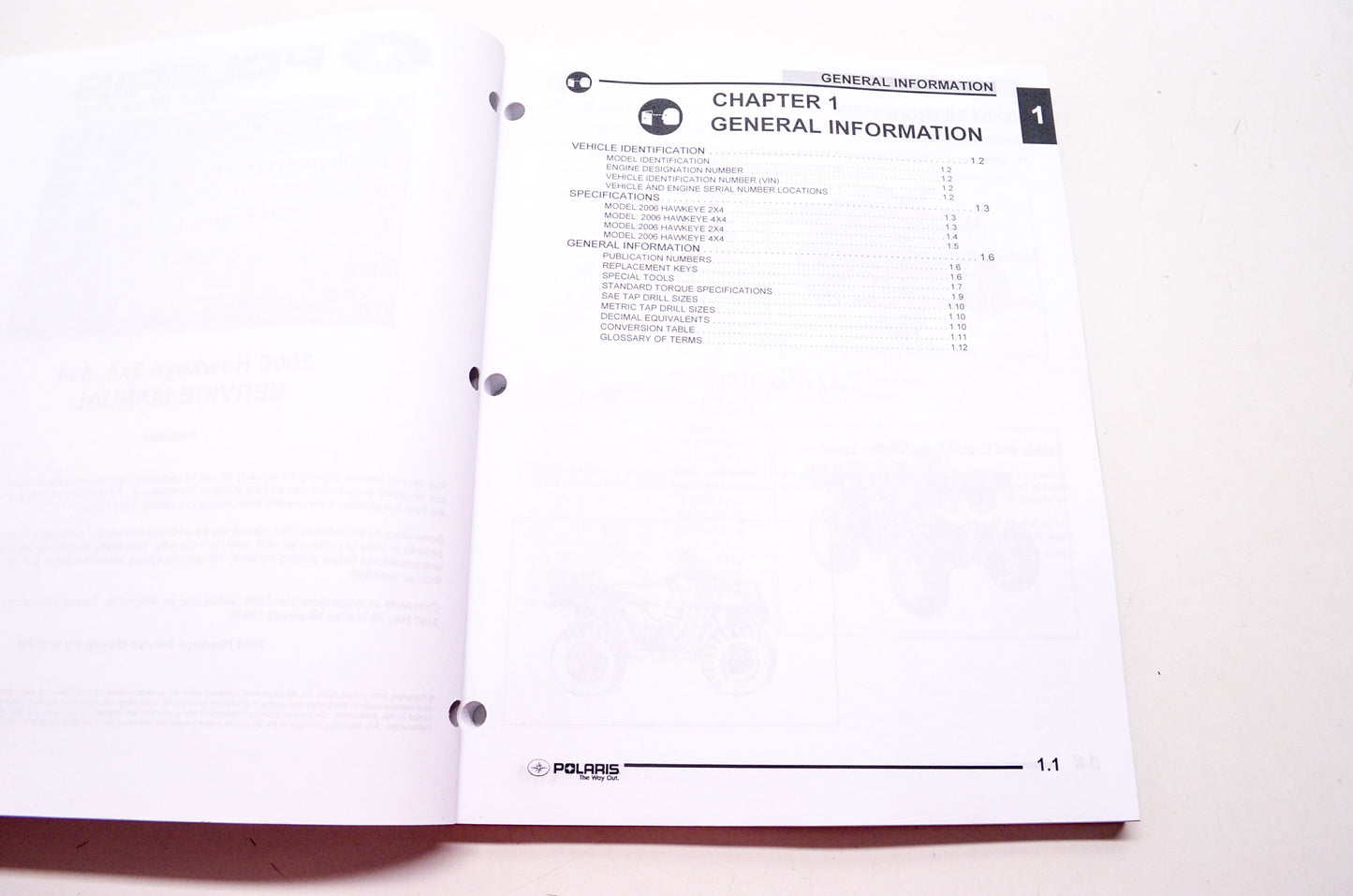 OEM Polaris 9920206 Service Manual 06 P30 2X4/4X4