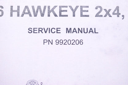 OEM Polaris 9920206 Service Manual 06 P30 2X4/4X4