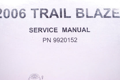 OEM Polaris 9920152 Service Manual 06 Trail Blazer