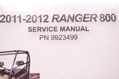 OEM Polaris 9923499 Service Manual 11-12 Ranger 800XP/HD/CRW