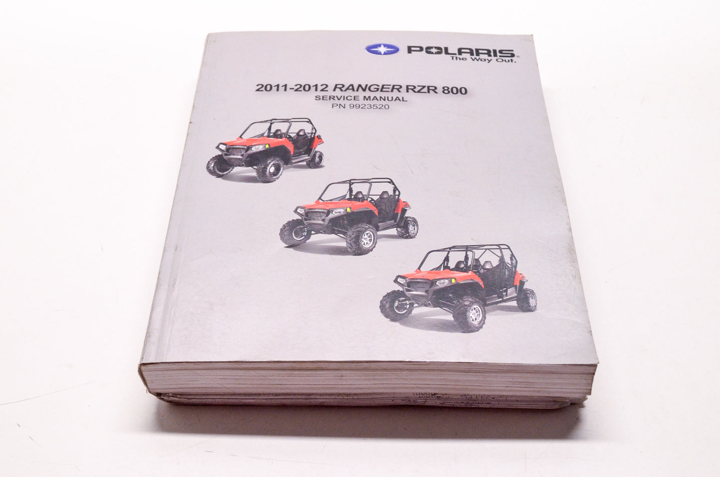 OEM Polaris 9923520 Service Manual 11-12 RZR/RZR S/RZR 4