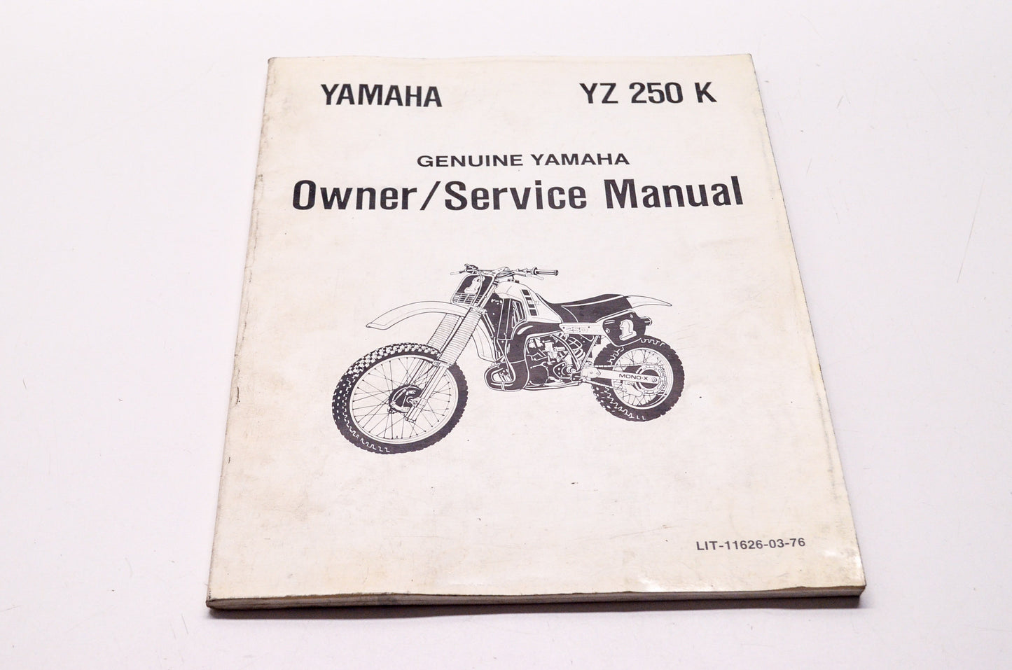 OEM Yamaha LIT-11626-03-76 YZ250K Owner's/Service Manual