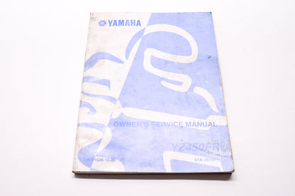OEM Yamaha LIT-11626-16-38 YZ450FR Owner's Service Manual