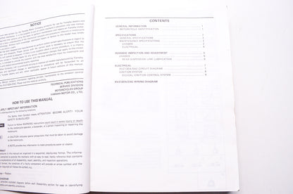 Yamaha XVZ 13 D (S-A) Genuine Shop Service Repair Manual