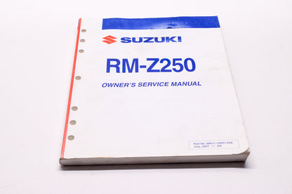 OEM Suzuki 99011-10H51-03A Owner's & Service Manual RM-Z250K8