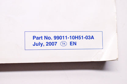 OEM Suzuki 99011-10H51-03A Owner's & Service Manual RM-Z250K8