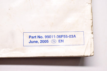 OEM Suzuki 99011-36F55-03A Owner's & Service Manual RM125K6 20