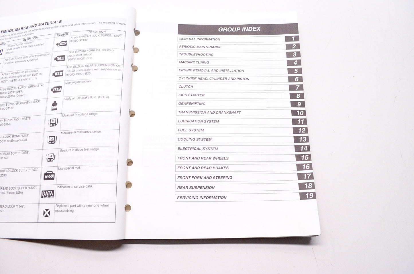 OEM Suzuki 99011-35G50-03A Owner's & Service Manual RM-Z450K5