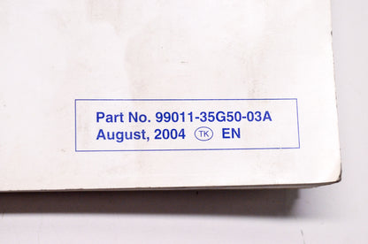 OEM Suzuki 99011-35G50-03A Owner's & Service Manual RM-Z450K5