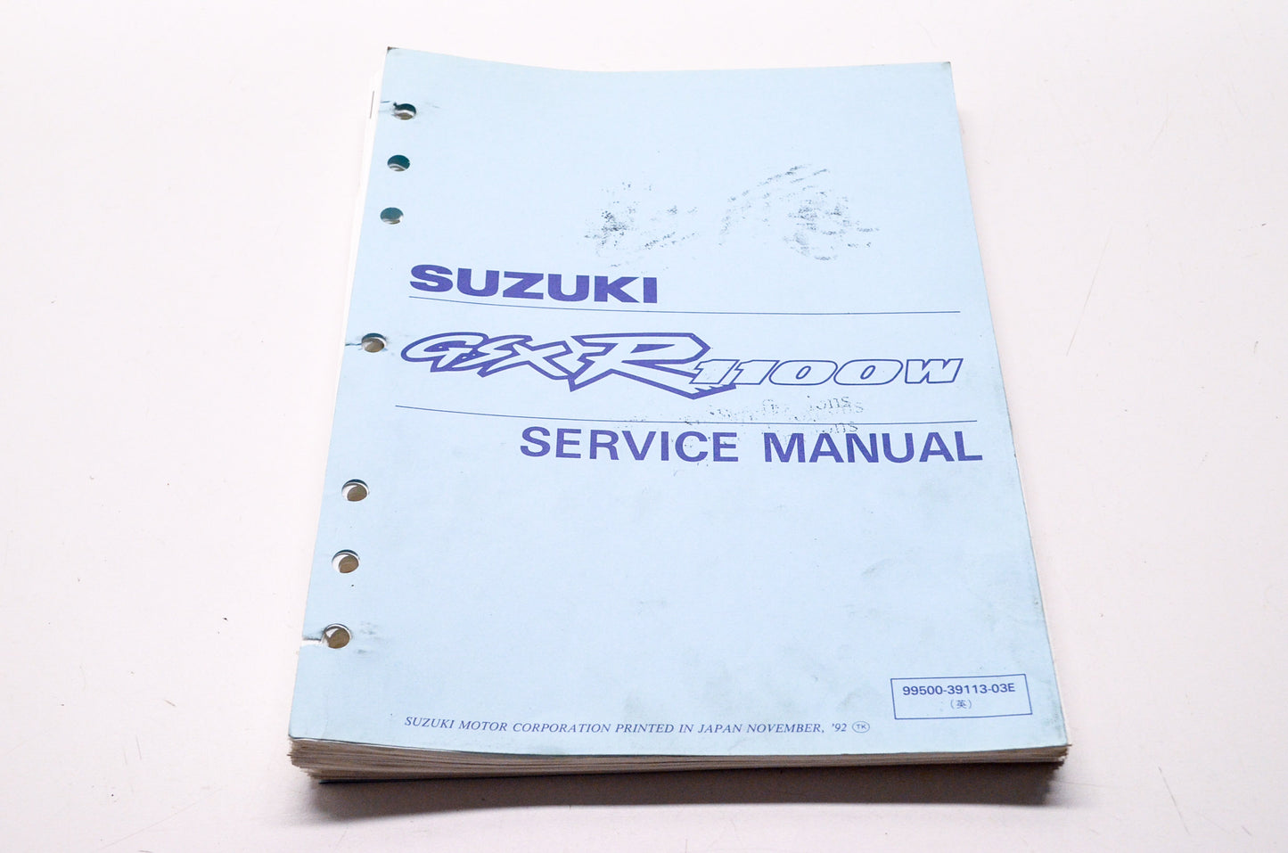 OEM Suzuki 99500-39113-03E GSX-R1100W 1993 Serv. Manual