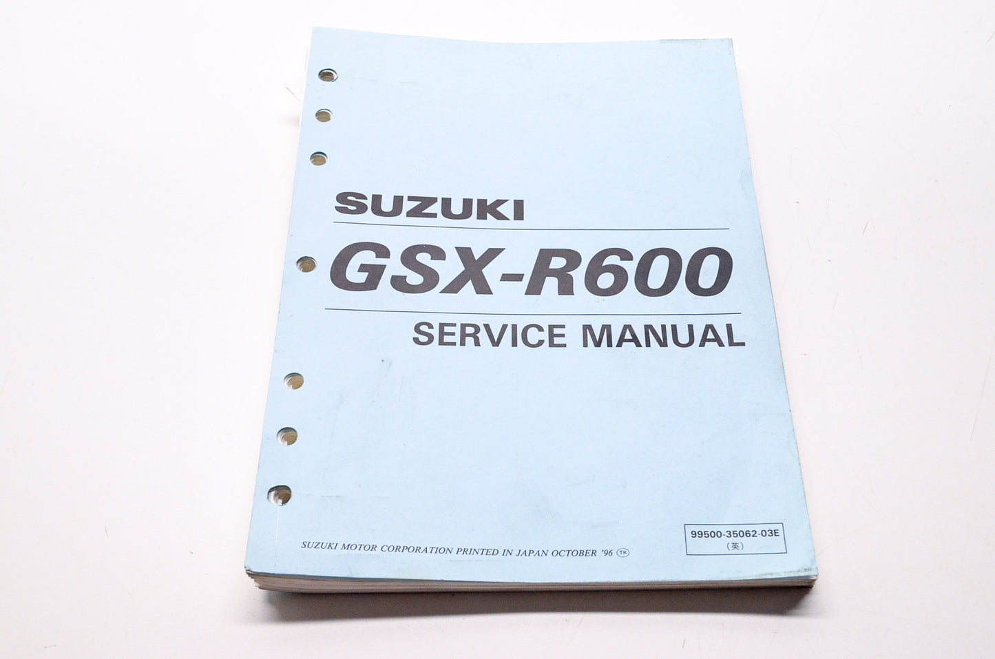 OEM Suzuki 99500-35062-03E GSX-R600 Service Manual