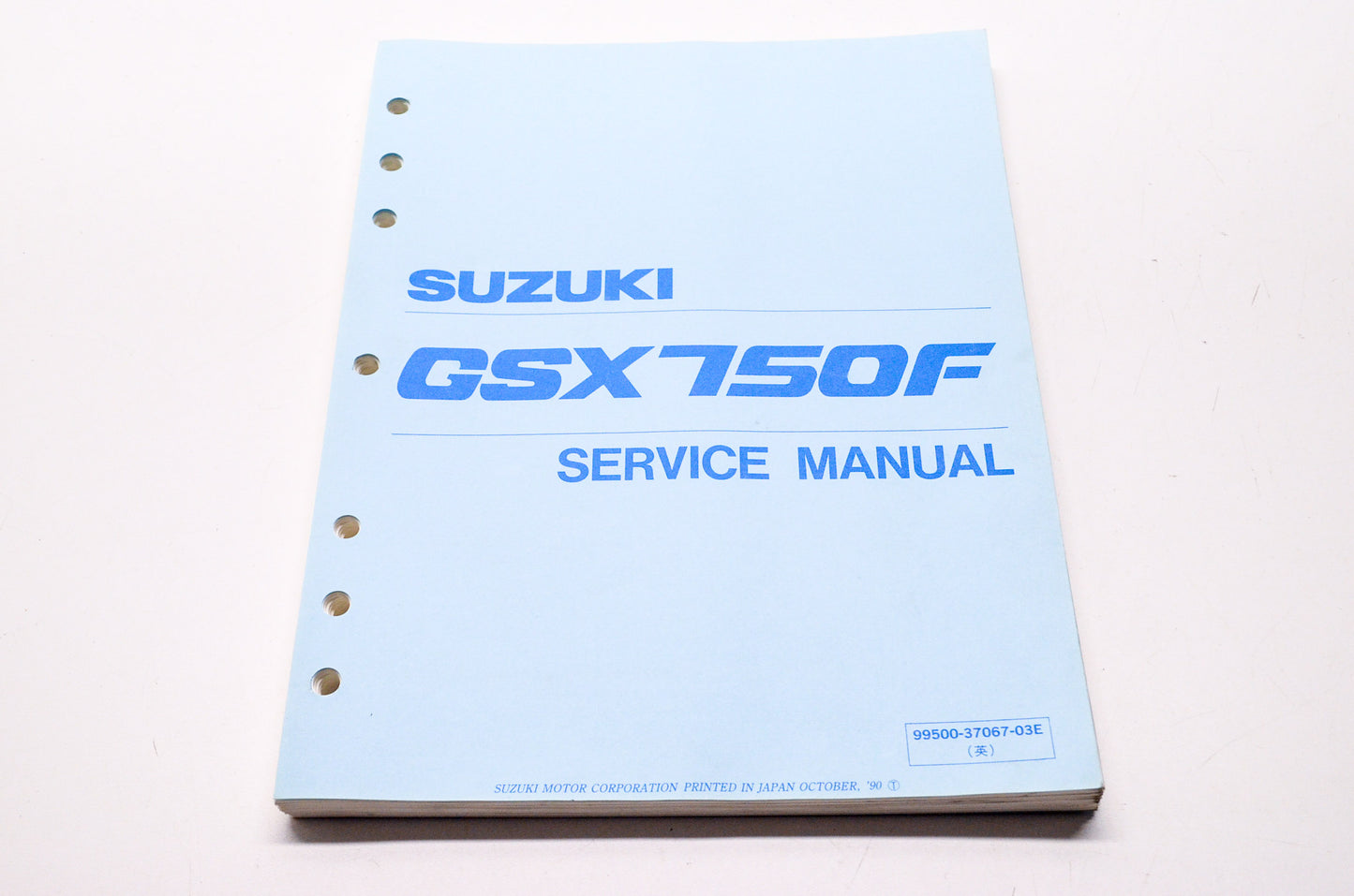 OEM Suzuki 99500-37067-03E GSX750F GSF600S Serv. Manual