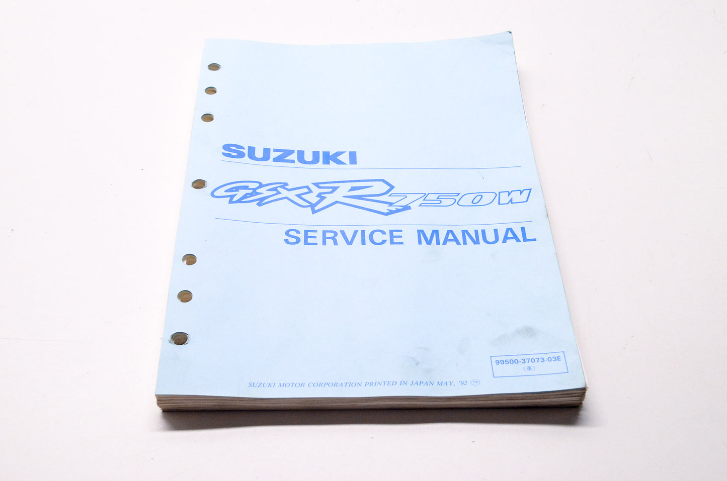 OEM Suzuki 99500-37073-03E GSX-R750W Service Manual
