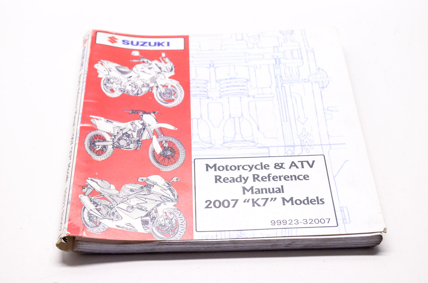 OEM Suzuki 99923-32007 Motorcycle & ATV Ready Reference Manual 2007 'K7' Models