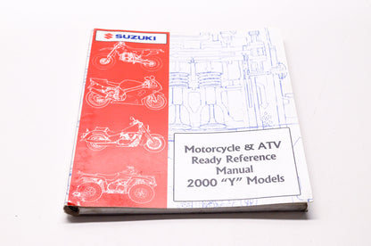 OEM Suzuki 99923-32000 Motorcycle & ATV Ready Reference Manual 2000 'Y' Models