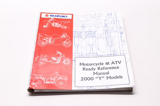 OEM Suzuki 99923-32000 Motorcycle & ATV Ready Reference Manual 2000 'Y' Models