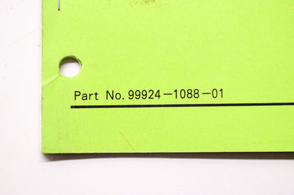 Clarion 99924-1088-01 Kawasaki Audio Systems Troubleshooting Manual