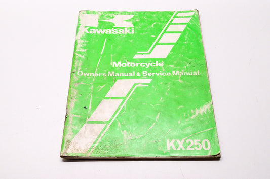 OEM Kawasaki 99920-1288-01 Owner's & Service Manual KX250D2