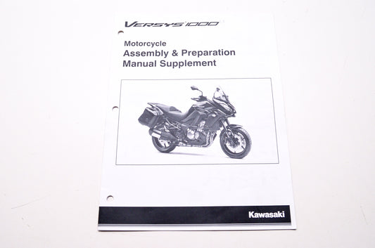 OEM Kawasaki 99969-3546-51 Versys 1000 Motorcycle Assembly & Preparation Manual