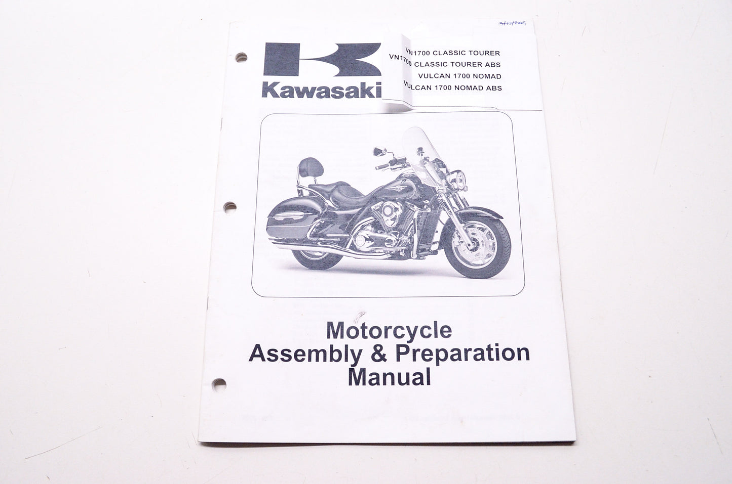 OEM Kawasaki 99931-1499-01 Assembly & Preparation Manual VN1700C