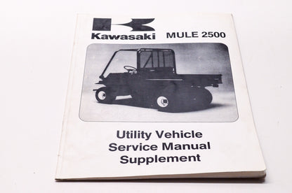 OEM Kawasaki 99924-1169-52 Service Manual Supplement KAF620C