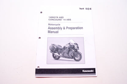 OEM Kawasaki 99931-1546-01 Assembly & Preparation Manual ZG1400E