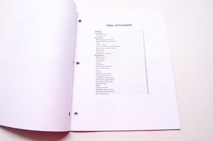 OEM Kawasaki 99931-1546-01 Assembly & Preparation Manual ZG1400E