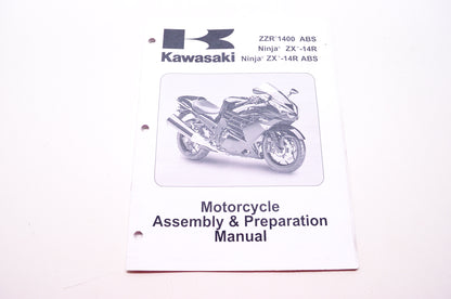 OEM Kawasaki 99931-1527-01 Assembly & Preparation Manual ZX1400E/F