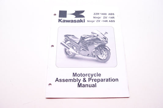 OEM Kawasaki 99931-1527-01 Assembly & Preparation Manual ZX1400E/F