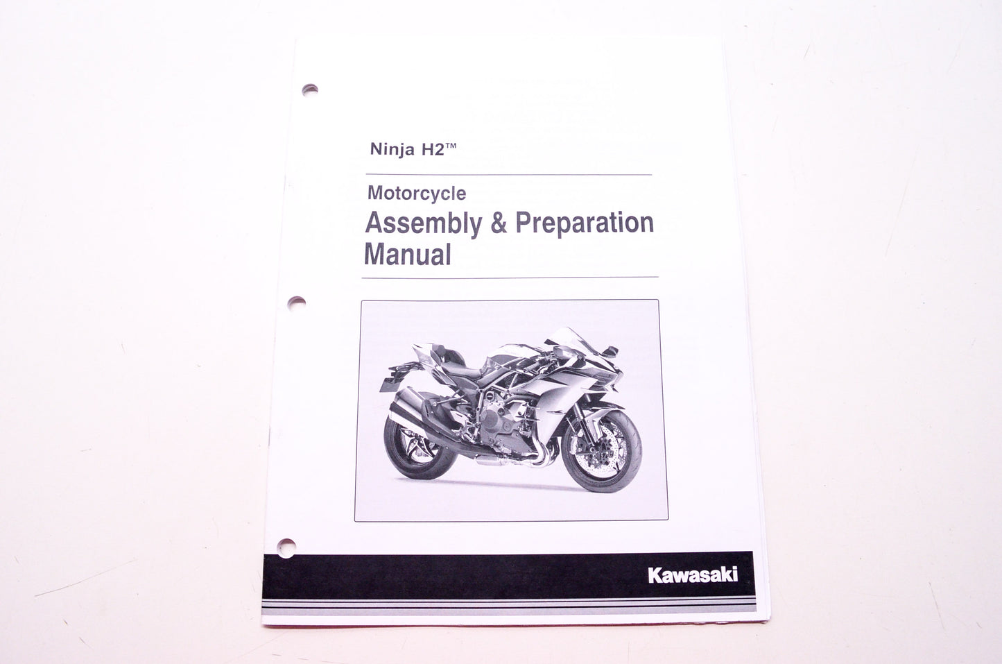 Kawasaki Ninja H2 Motorcycle Assembly & Preparation Manual