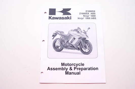 OEM Kawasaki 99931-1537-01 Assembly & Preparation Manual ZX1000M