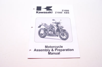 OEM Kawasaki 99931-1539-01 Assembly & Preparation Manual ZR1000F/G