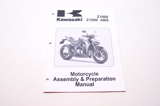 OEM Kawasaki 99931-1539-01 Assembly & Preparation Manual ZR1000F/G