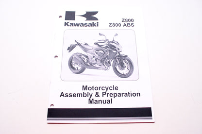 Kawasaki Z800 ABS Motorcycle Assembly & Preparation Manual