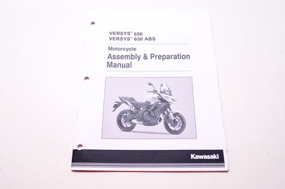 OEM Kawasaki 99931-1548-01 Assembly & Preparation Manual KLE650F