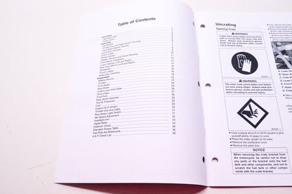 OEM Kawasaki 99931-1548-01 Assembly & Preparation Manual KLE650F