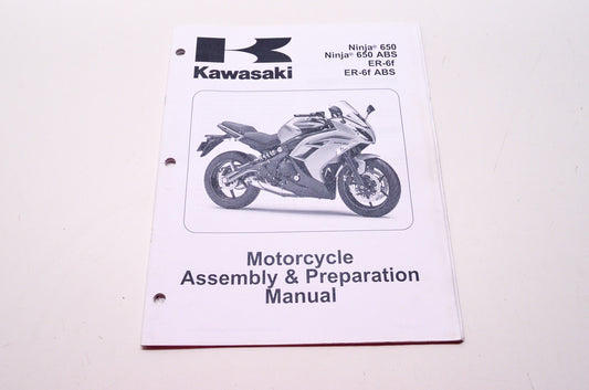 OEM Kawasaki 99931-1528-01 Assembly & Preparation Manual EX650E/F