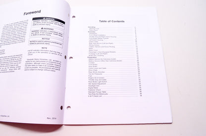 OEM Kawasaki 99931-1549-01 Assembly & Preparation Manual EN650A