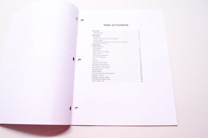 Kawasaki Ninja 300 ABS Motorcycle Assembly & Preparation Manual