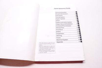 OEM Kawasaki 99924-1316-04 Service Manual VN800B
