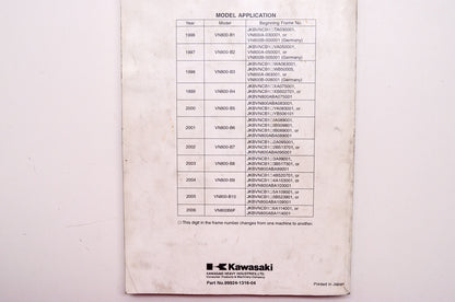 OEM Kawasaki 99924-1316-04 Service Manual VN800B
