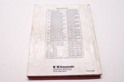 OEM Kawasaki 99924-1054-16 Service Manual VN750A