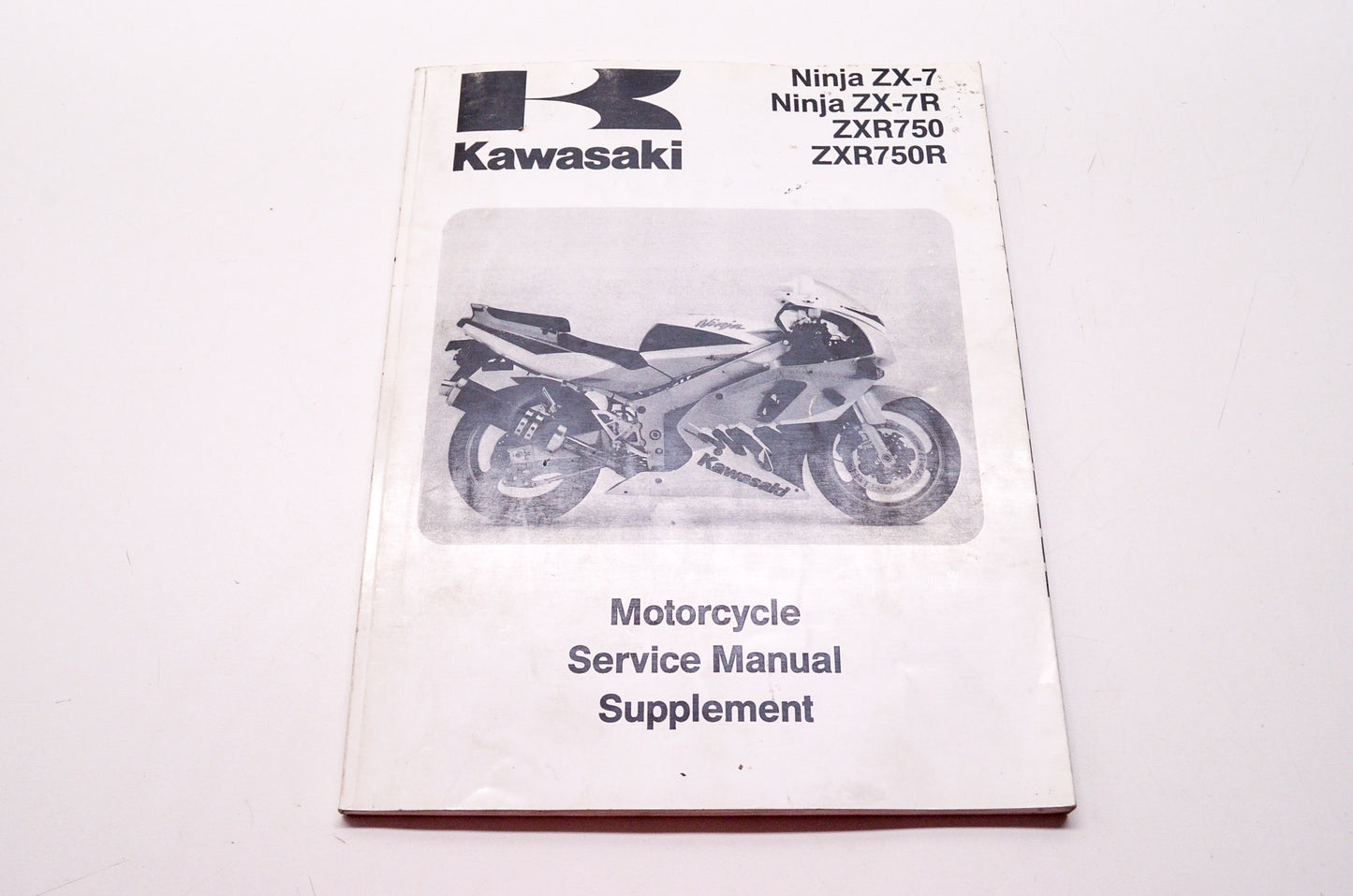 OEM Kawasaki 99924-1160-52 Service Manual Supplement ZX750L/M